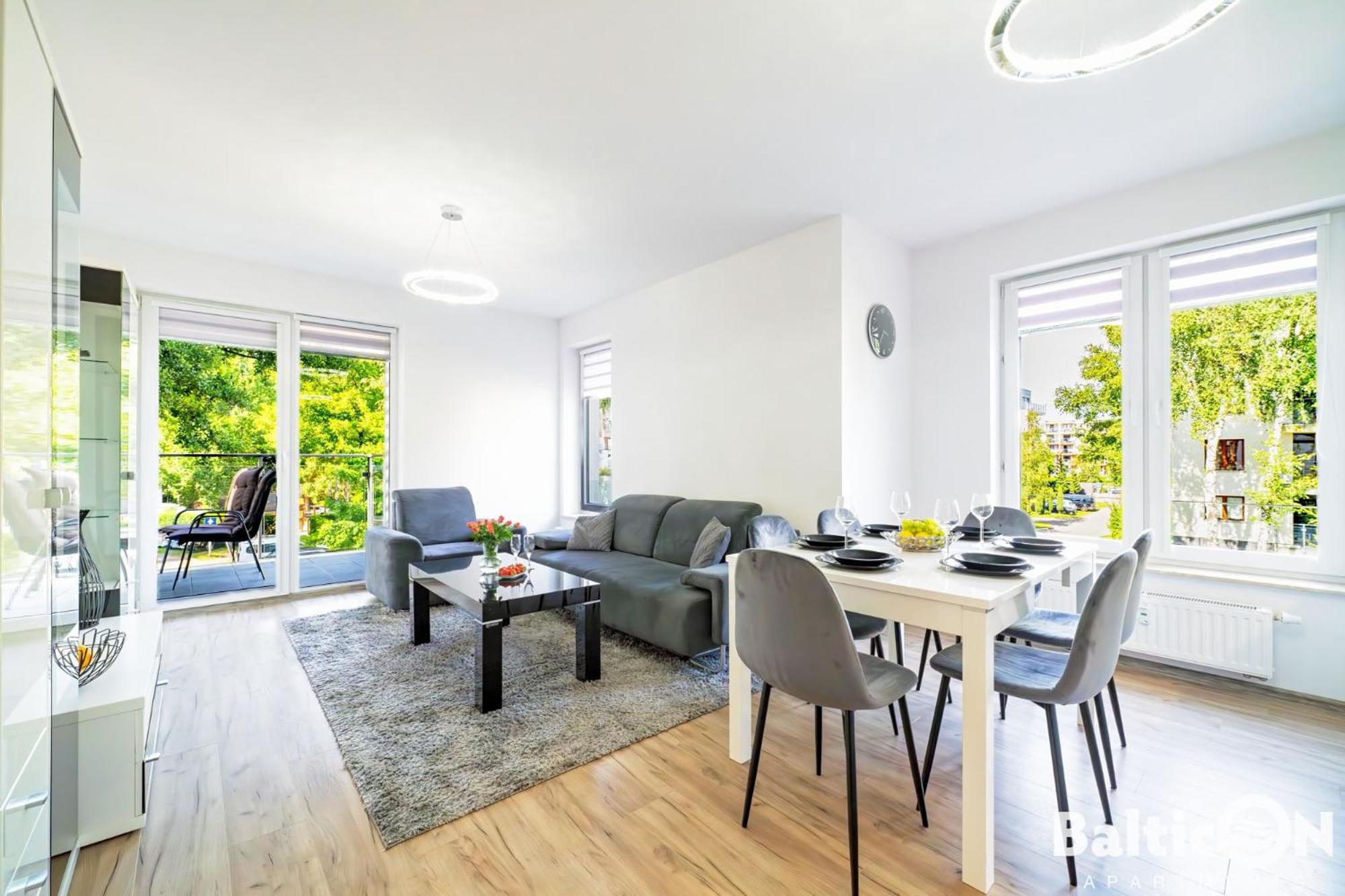 Apartamenty Balticon Polanki - Sauna, Fitness Inclusive - Basen Latem, Pool Im Sommer โควอบเซก ภายนอก รูปภาพ